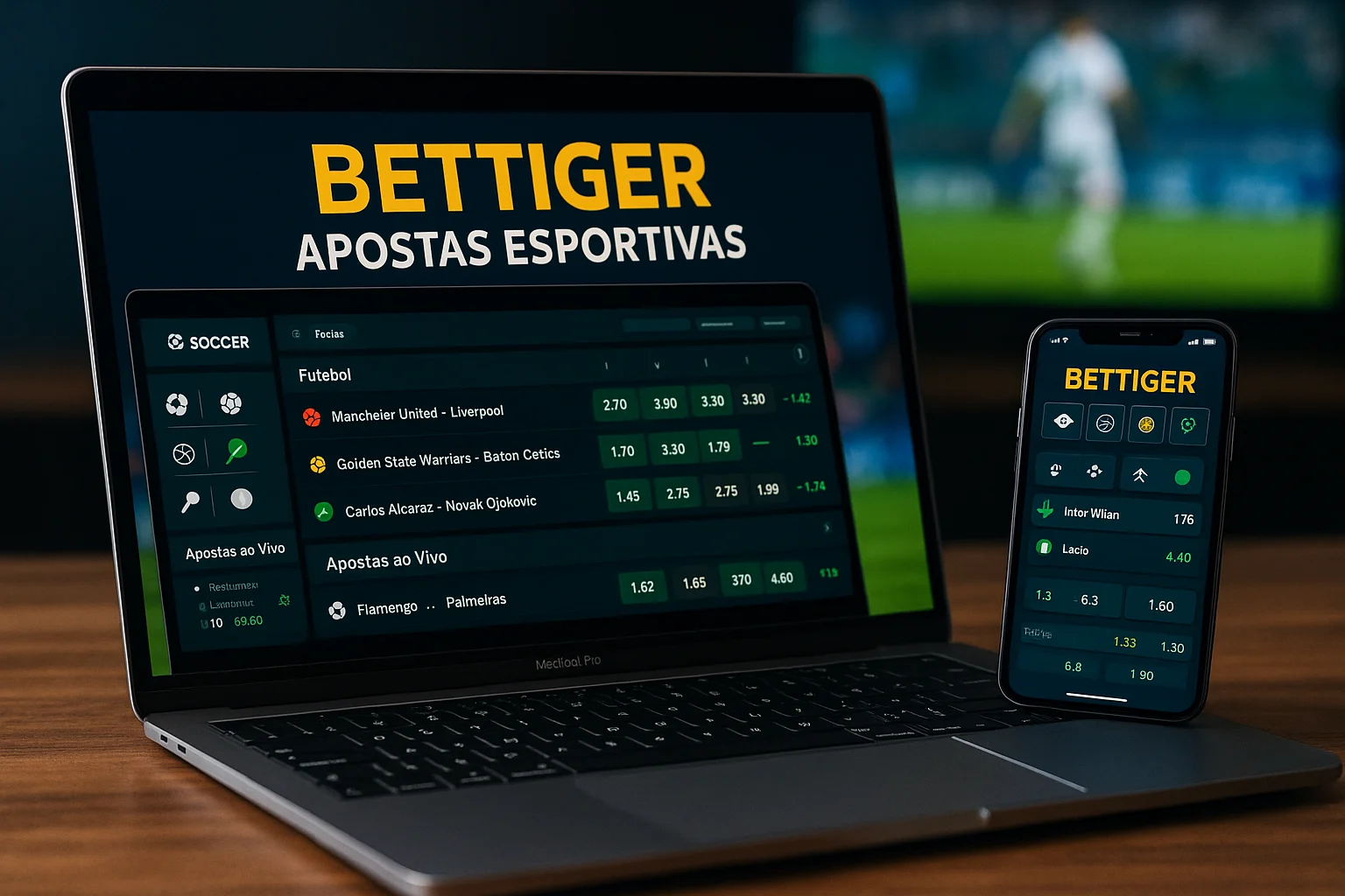 Aposte em apostas esportivas no cassino online BETTIGER