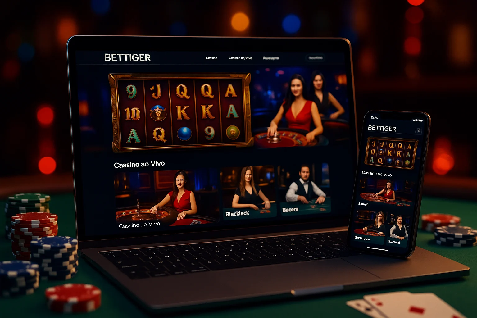 Jogos de cassino online inovadores e emocionantes na BETTIGER