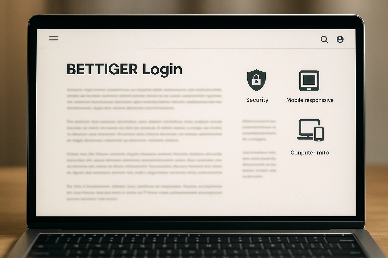 Criar uma nova Conta no plataforma BETTIGER